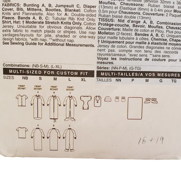 Vintage Butterick Sewing Pattern Baby Jumpsuit Diaper Covers Blanket UNCUT B5583 - Picture 5 of 7